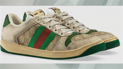 pre dirty gucci shoes|gucci sneakers that look dirty.